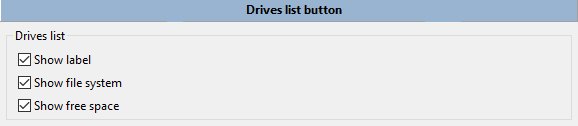 Drives list button